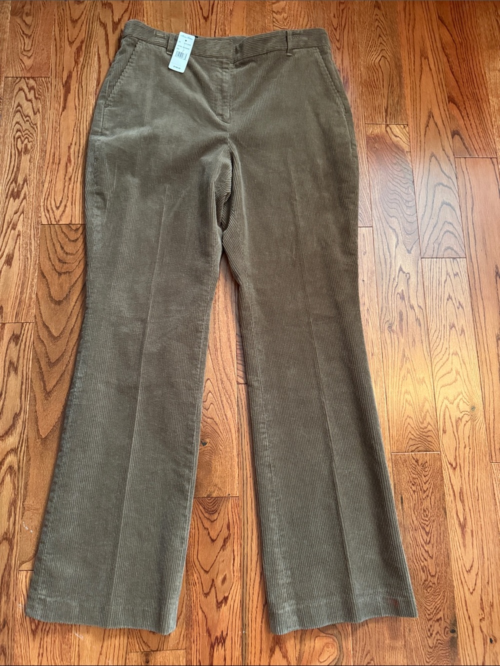 Brooks Brothers Tan Corduroy Boot-Flare Pants